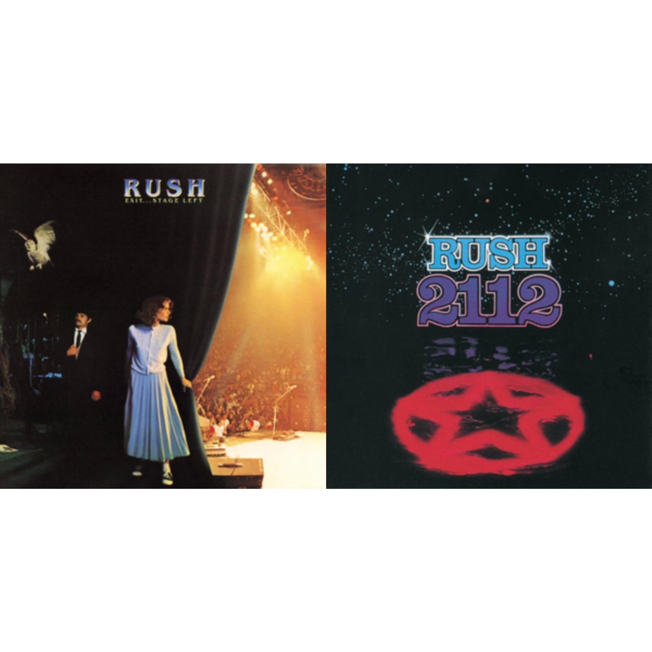 Exit Stage Left (180G) & 2112 (180G) [LP Vinyl Bundle] - Walmart.com