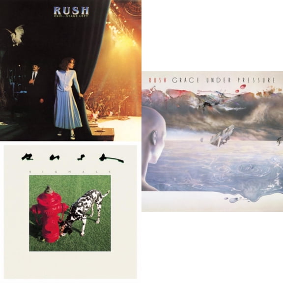 Exit Stage Left (180G) & Signals (180G) & Grace Under Pressure (180G) [LP Vinyl Bundle]