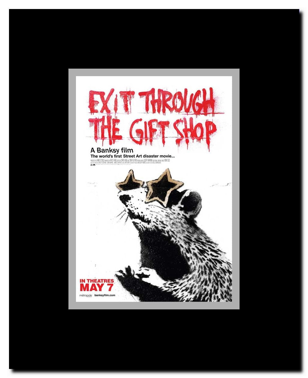 Exit Through the Gift Shop Framed Movie Poster