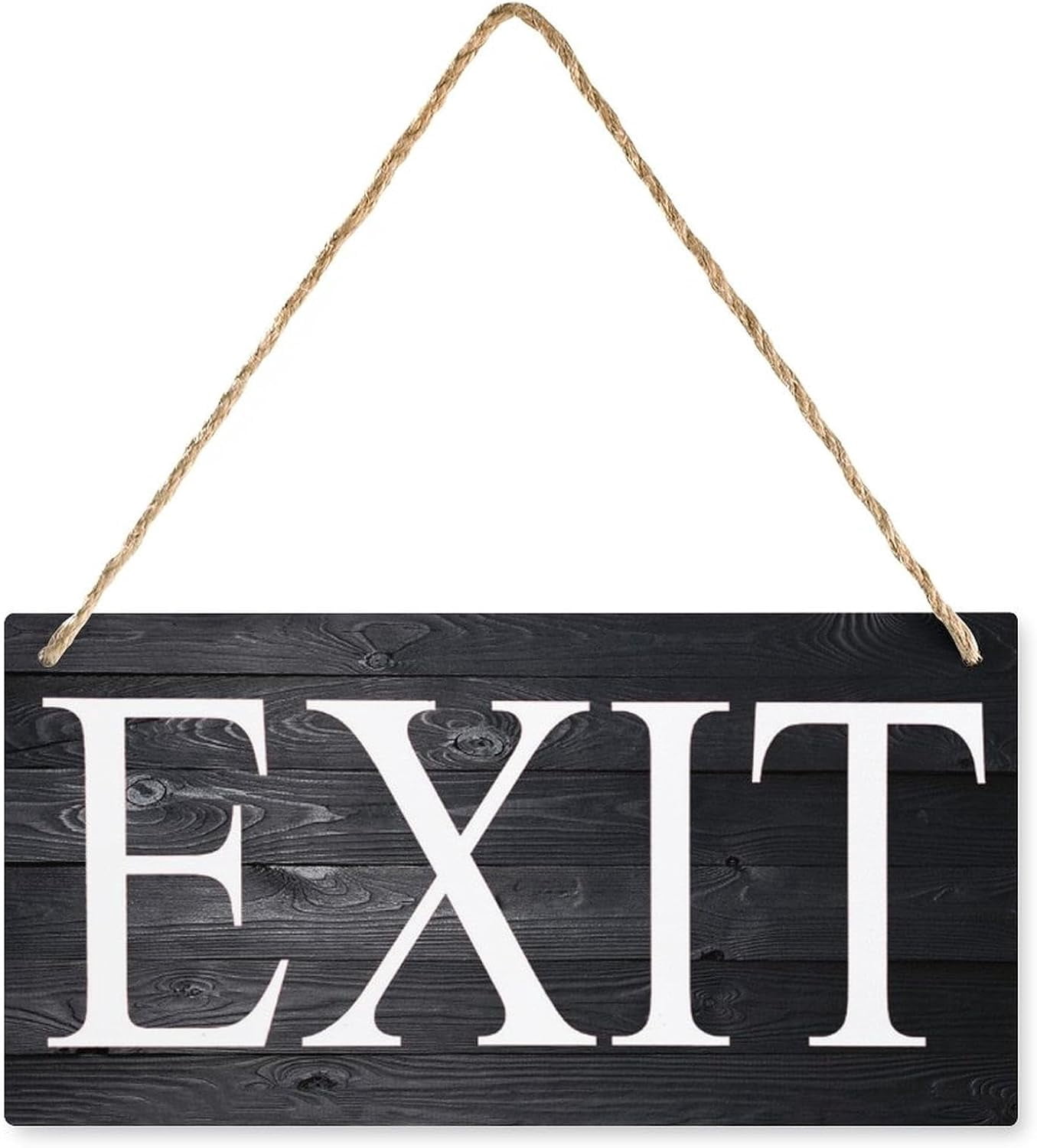 Exit Wood Business Door Sign - Rustic Vintage Wall Art, Bedroom/Home ...