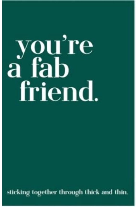 Exley Quotables You're a Fab Friend (Hardcover) Quotables