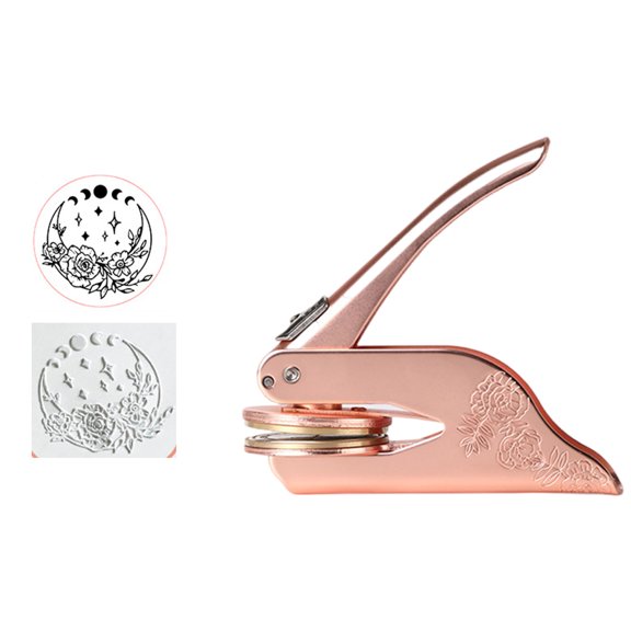 Exlibris Stamp Embossing Sealing Stamp Metal Embossing Stamp Paper Embossing Pliers for Gift Envelopes Paper