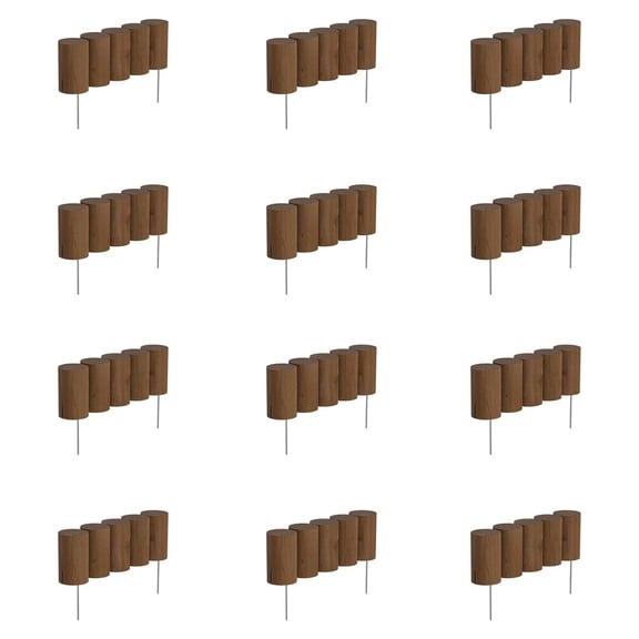 Exlonjet 15 in. Full Log Edging (12-Pack)