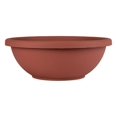 thumbnail image 1 of Exlonjet 24 Inch Large Garden Bowl Planter - Shallow Plant Pot with Drainage Plug for Indoor Outdoor Flowers, , Clay, 1 of 4