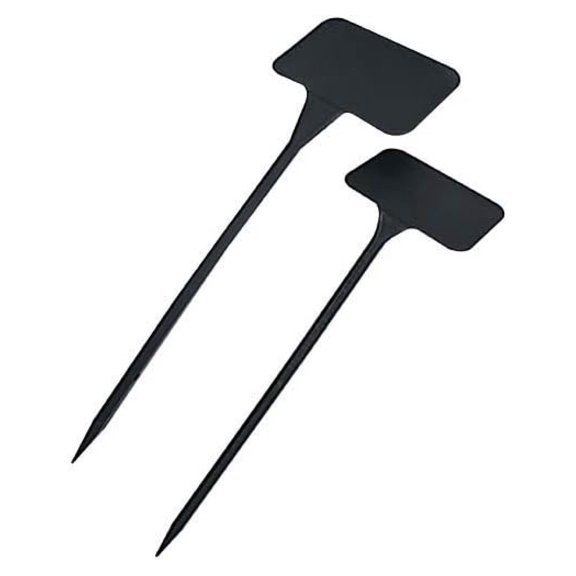 Exlonjet Blackboard Sign Stakes, 25 Signs, Black (3 x 5 x 14.5 Inches)
