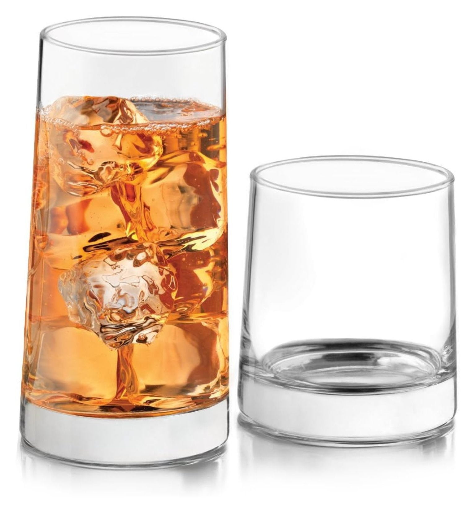 Libbey Cabos 16-Piece Clear Glass Tumbler and Rocks Set