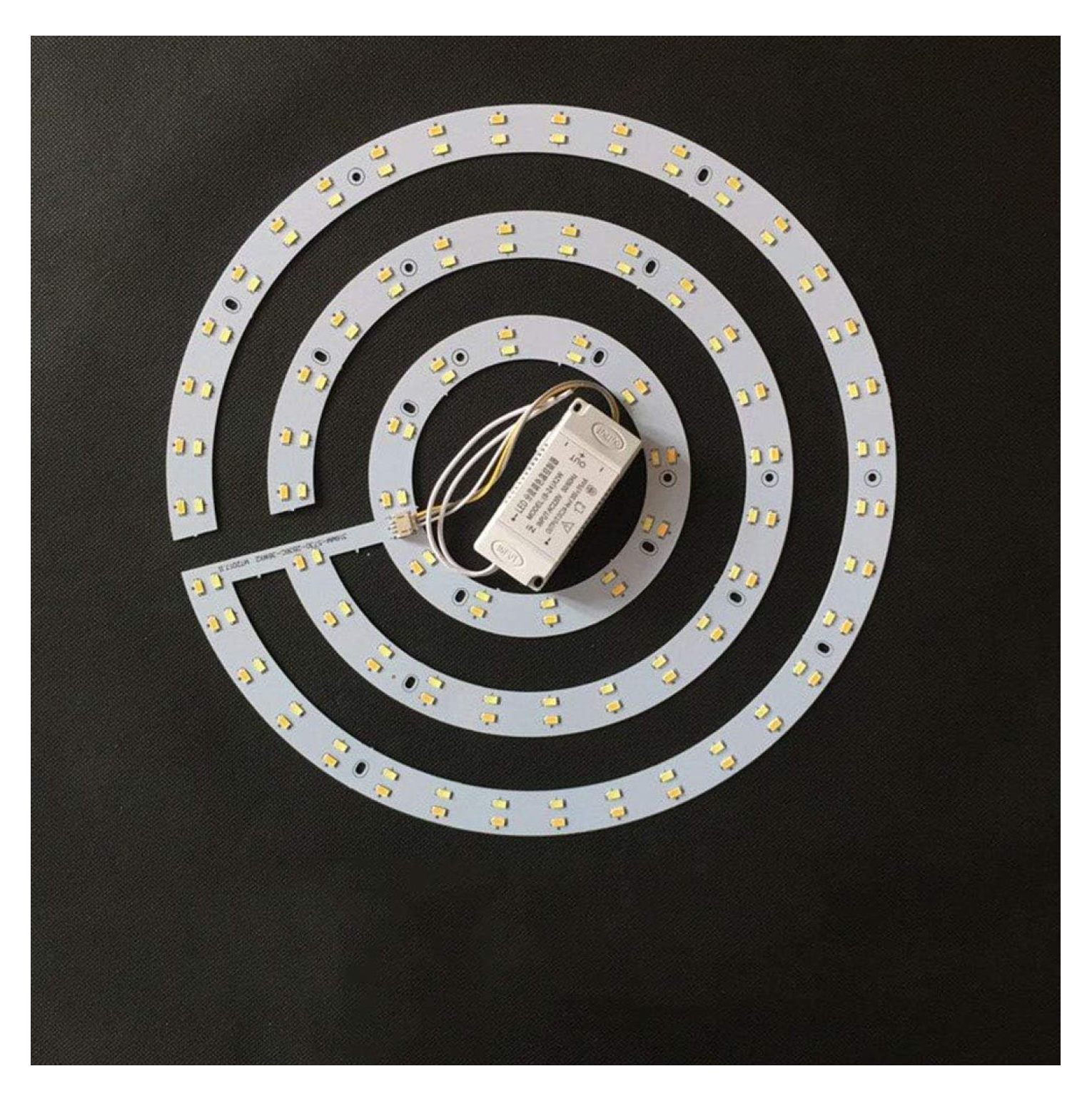 Exlonjet Ceiling Fan Light Kit,36W Led Driver with 3 Color Changes Led