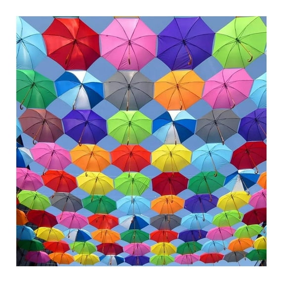 Exlonjet Decorative Street Umbrella for Hanging, for Partys, Weddings, street decoration, backyard