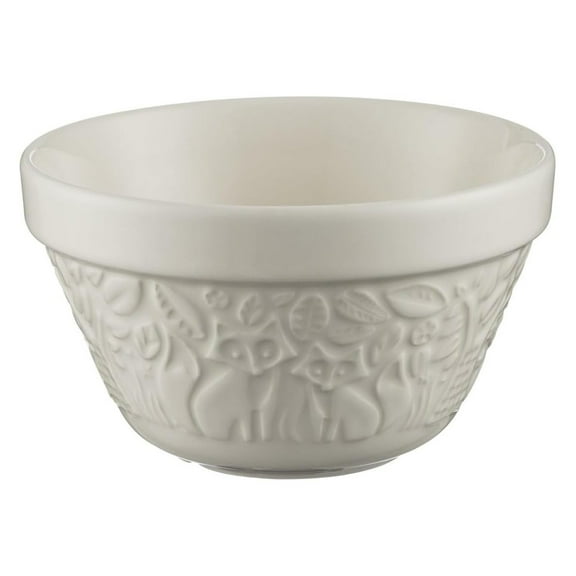 Exlonjet In The Forest S36 Pudding Basin, Ceramic, Cream, 16 x 16 x 9 cm