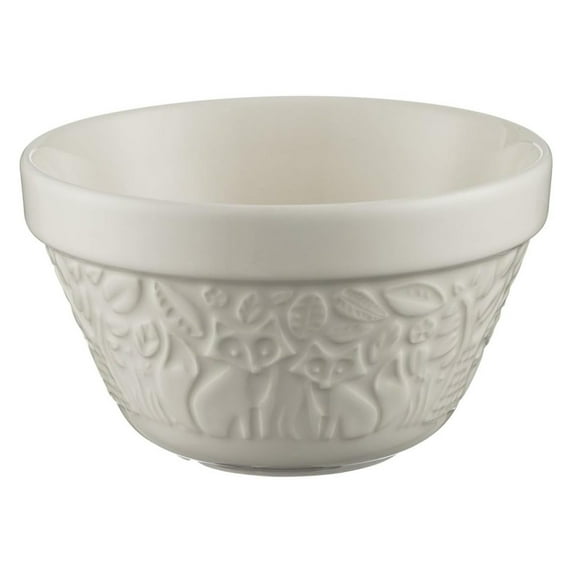 Exlonjet In The Forest S36 Pudding Basin, Ceramic, Cream, 16 x 16 x 9 cm