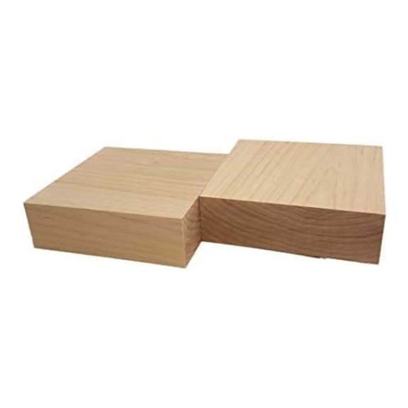 Exlonjet Maple Lumber Bowl Blanks (2pc) (3" x 8" x 8")