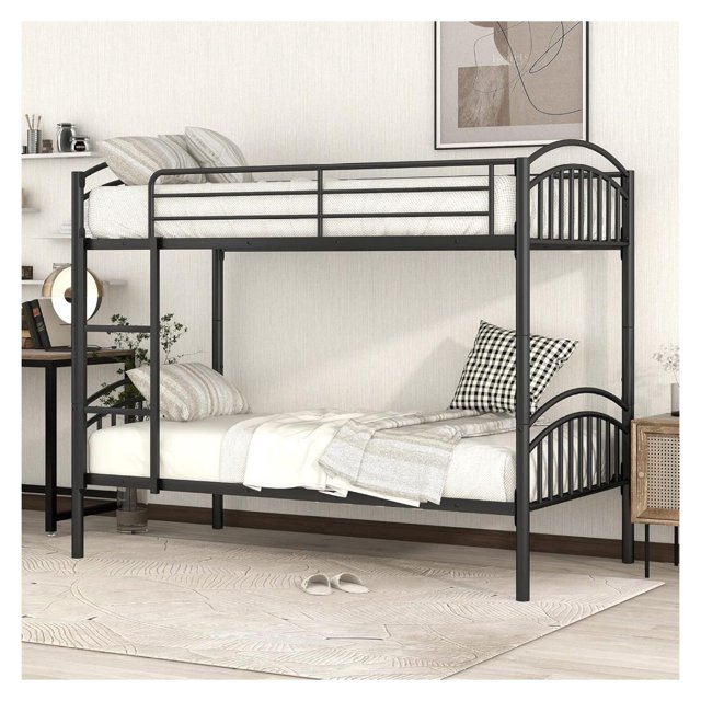 Exlonjet Metal Bunk Bed Over , Heavy Duty Steel Bunk Bed Frame with