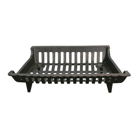 Exlonjet Products Corp 18' Blk Cast Iron Grate 15418 Fireplace Grates & Andirons