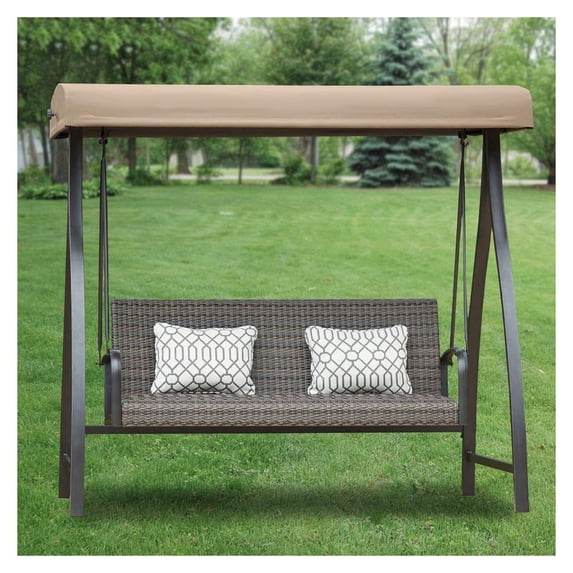 Exlonjet Replacement Canopy Top Cover for The Eastport Wicker Swing - Riplock 500