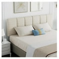thumbnail image 1 of Exlonjet Upholstered Headboard Foldable King Size Headboards King/California King Linen Panel with Height Adjustments, 1 of 6