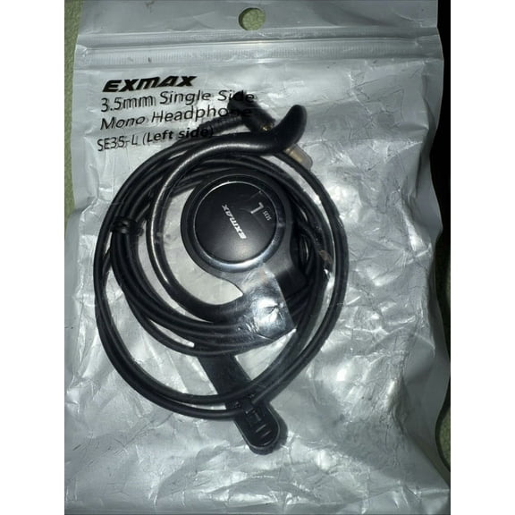 Exmax 3.5Mm Single Side Earphone Earbud One Ear Headphone Se-35L