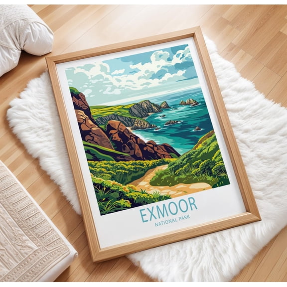 Exmoor Devon England National Park Scene Home Decor