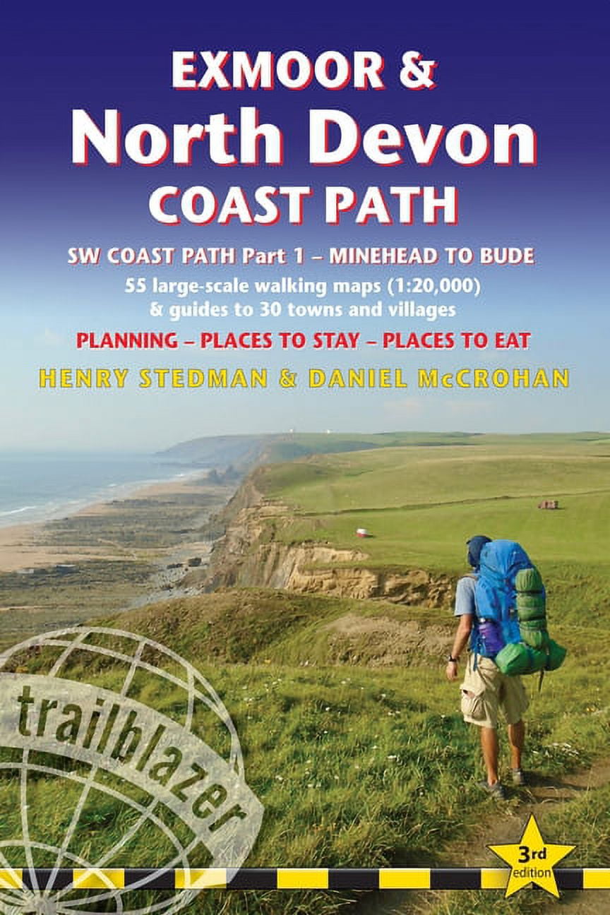 Exmoor & North Devon Coast Path British Walking Guide SW Coast Path