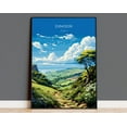 thumbnail image 1 of Exmoor Travel Poster Wall Art, Travel Print of Exmoor, England, Exmoor Art Lovers Gift, English Countryside, 24x36 UNFRAMED, 1 of 2