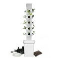 thumbnail image 1 of Exo Hydroponics 5 Tier Vertical Garden Planter Tower, Vertical gardening Indoor/outdoor, 20 Stacking Garden Pots, Includes Irrigation Tubing & Water Pump, 100% Money Back Guarantee, 1 of 11