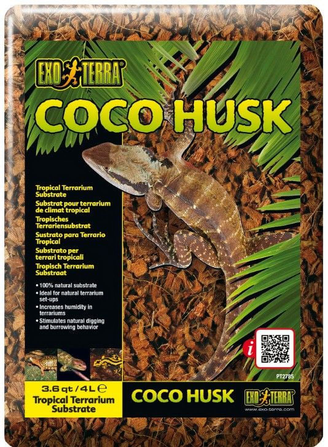 Exo Terra Coco Husk Coconut Fiber Bedding for Reptile Terrariums
