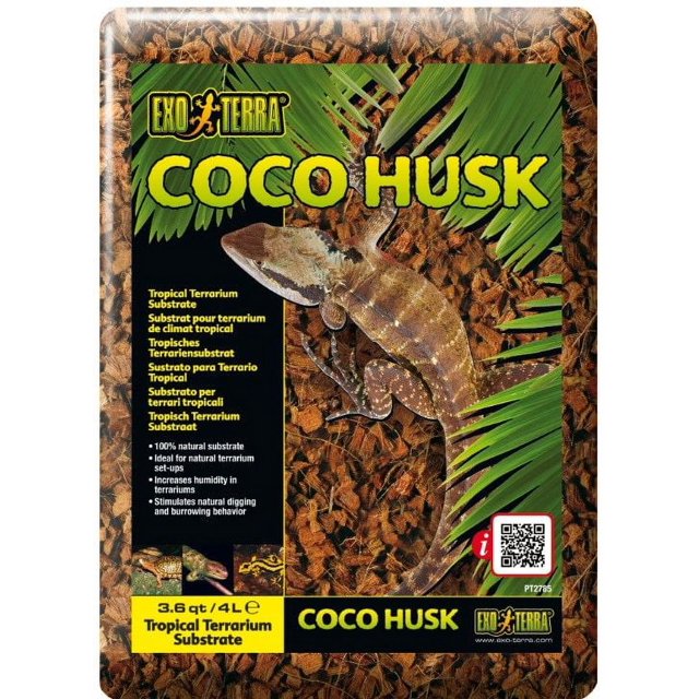 Exo Terra Coco Husk Coconut Fiber Bedding for Reptile Terrariums