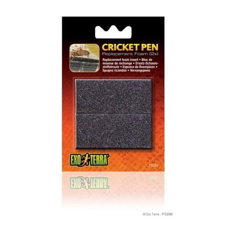 Exo Terra Cricket Pen Replacement Foam 2ct