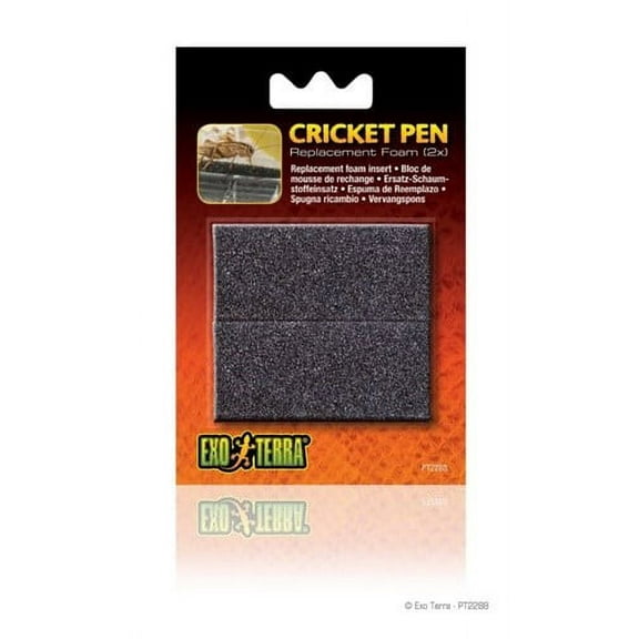 Exo Terra Cricket Pen Replacement Foam 2ct