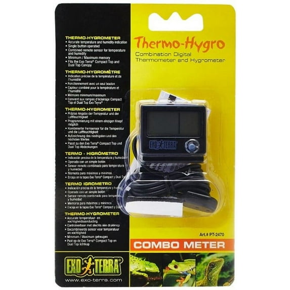 Exo Terra Digital Combination Thermometer/Hygrometer