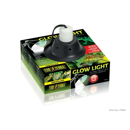 Exo Terra Glow Light Porcelain Clamp Lamp, 8-1/2-Inch
