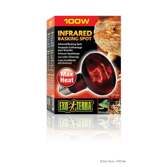 Exo Terra Heat-Glo Infrared Spot Lamp, 100-Watt/120-Volt