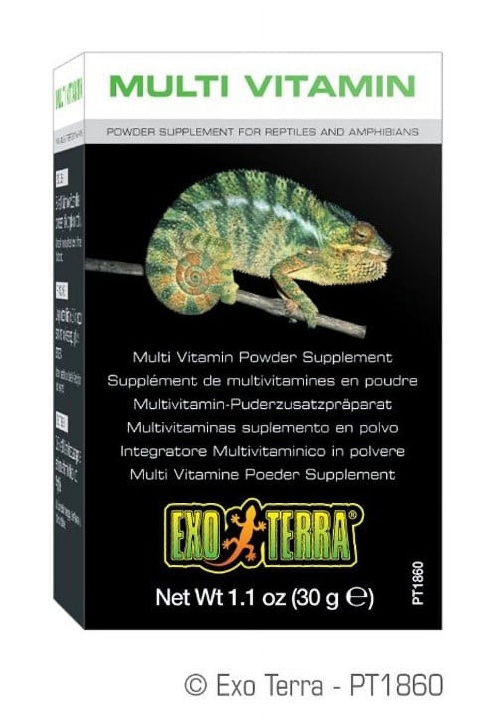 Exo Terra Multi Vitamin Powder Reptiles/Amphibians Supplement, 1.1