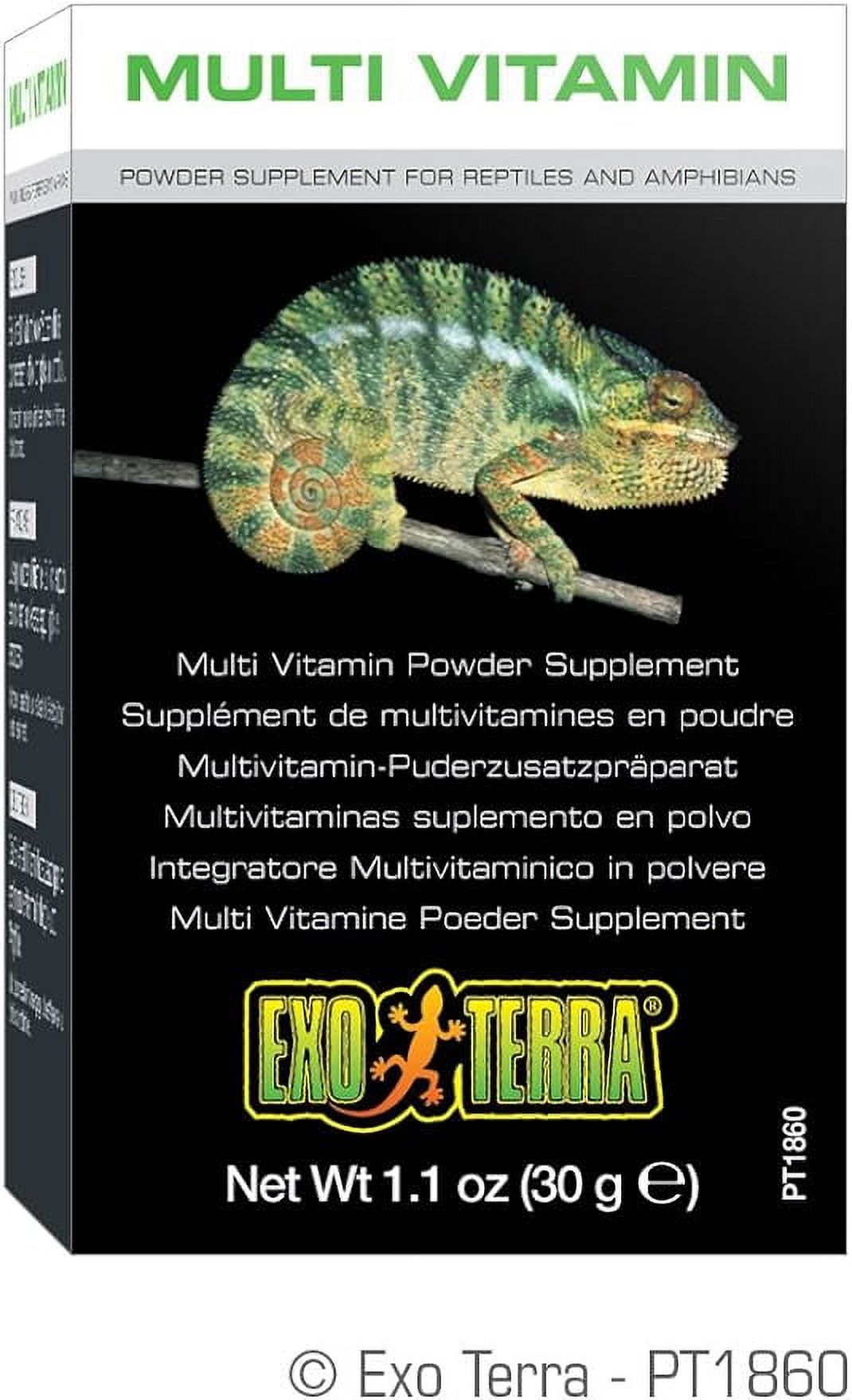 Exo Terra Multi Vitamin Powder Supplement for Reptiles and Amphibians
