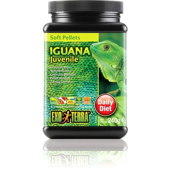 Exo Terra Soft Pellets, Iguana Juv 8.4oz