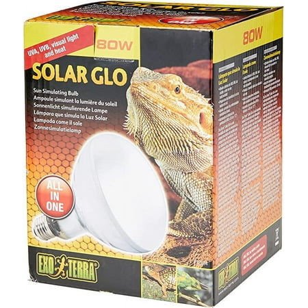 Exo Terra Solar-Glo Mercury Vapor Bulb, 80W, 80 W