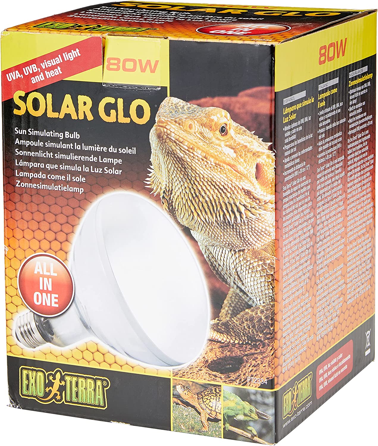 Exo Terra Solar Glo Sun Simulating Lamp, 80 W