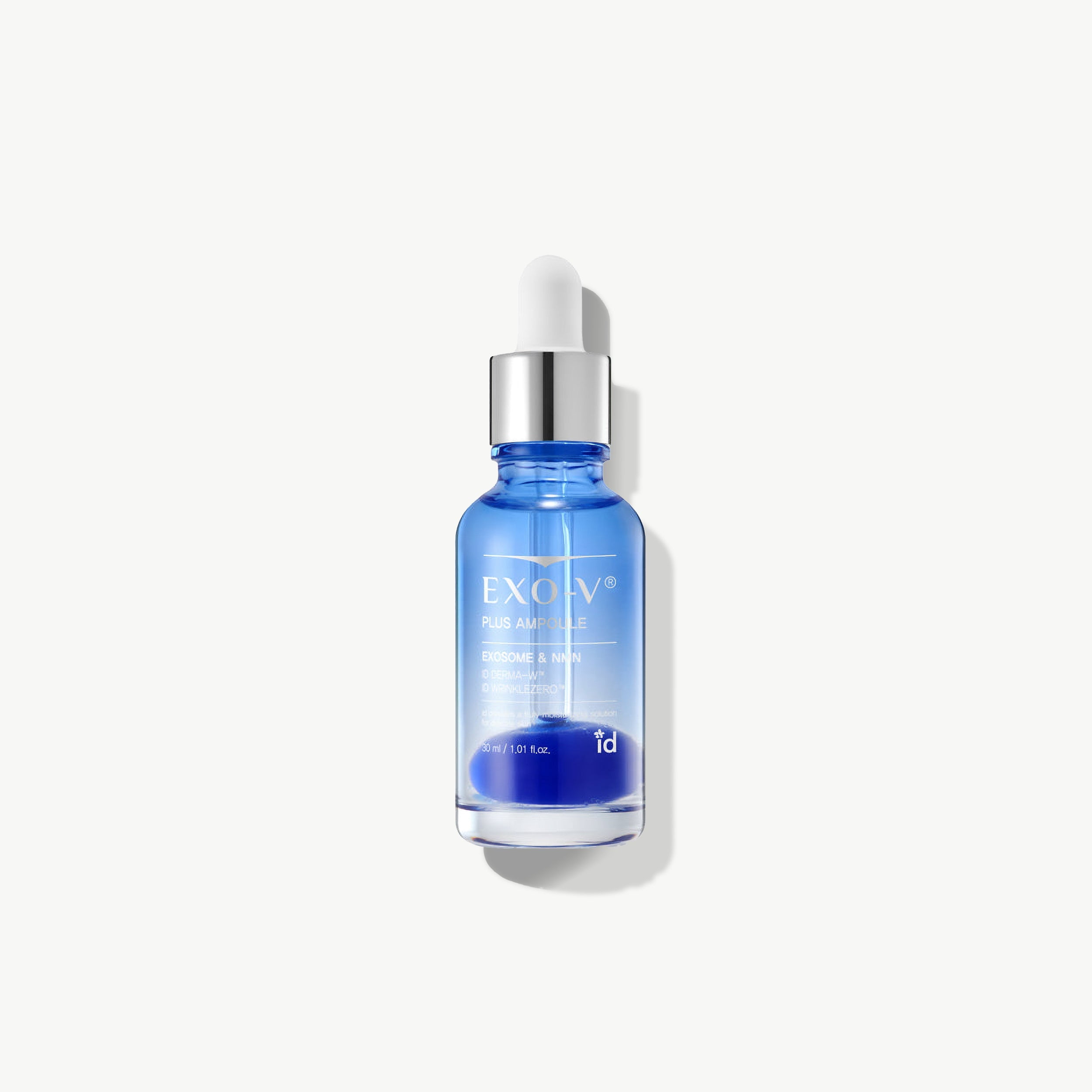 idplacosmetics EXO-V Plus Ampoule 1.01 fl.oz (30ml) – Korean Microneedling Serum for Smoother, Plumper Skin, 99.9% 100.4 nm Encapsulated Exosome + NMN, for Microneedle Roller (250µm)