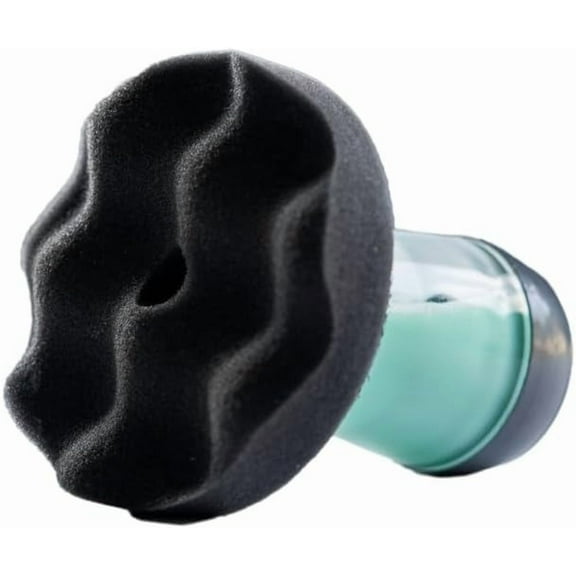 ExoForma Flow Tire Shine Applicator | Reusable Car & Truck Tire Dressing Applicator for No-Drip, Streak-Free Shine | Works with All Tire Shine & Gels | Professional Car Detailing Tool