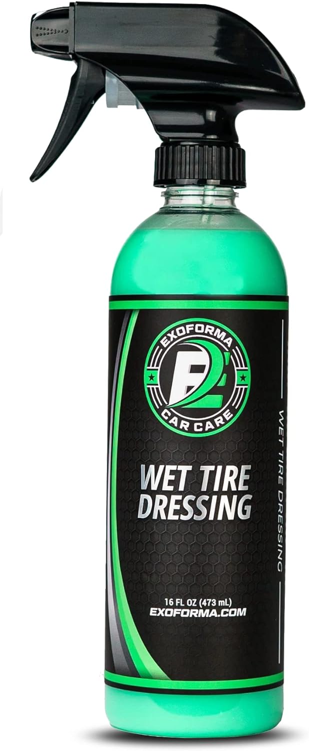 ExoForma Wet Tire Dressing Spray Extremely High Shine Tire Dressing