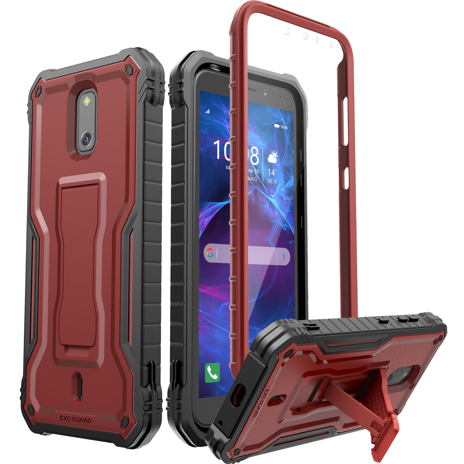 ExoGuard For Cricket Debut/ATT Calypso 2 Case,Phone Case with Screen