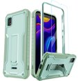 thumbnail image 1 of ExoGuard For Cricket Vision Plus Case, Phone Case with Screen Protector and Kickstand (Green), 1 of 7