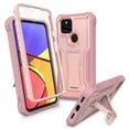 thumbnail image 1 of ExoGuard For Google Pixel 5A 5G Case, Phone Case with Screen Protector and Kickstand (Pink), 1 of 7