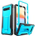 thumbnail image 1 of ExoGuard For Google Pixel 6A Case, Phone Case with Screen Protector and Kickstand (Blue), 1 of 8