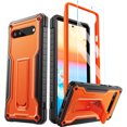 thumbnail image 1 of ExoGuard For Google Pixel 6A Case, Phone Case with Screen Protector and Kickstand (Orange), 1 of 8