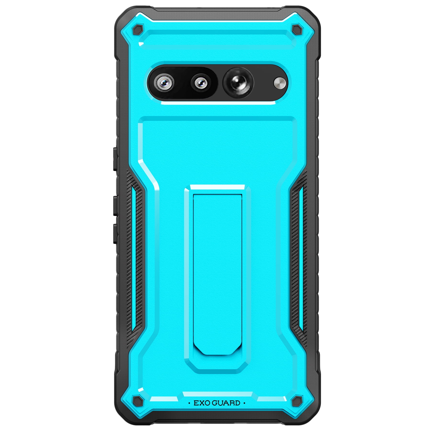 ExoGuard Google Pixel 7 Pro用ケース ゴム製 耐衝撃 耐衝撃 保護カバー 携帯電話用ケース キックスタンド内蔵 ピンク