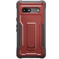 thumbnail image 1 of ExoGuard For  Google Pixel 7A Case, Rubber Shockproof Full-Body Phone Case with Kickstand (Red), 1 of 8