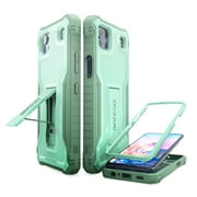 ExoGuard For LG K92 5G Case, Phone Case with Screen Protector and Kickstand (Green)