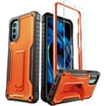 thumbnail image 1 of ExoGuard For Moto G 5G 2022 Case, Phone Case with Screen Protector and Kickstand (Orange), 1 of 7
