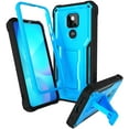 thumbnail image 1 of ExoGuard For Moto G Play 2021 Case, Phone Case with Screen Protector and Kickstand (Blue), 1 of 7