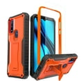 thumbnail image 1 of ExoGuard For Moto G Pure 2021 Case, Phone Case with Screen Protector and Kickstand (Orange), 1 of 7